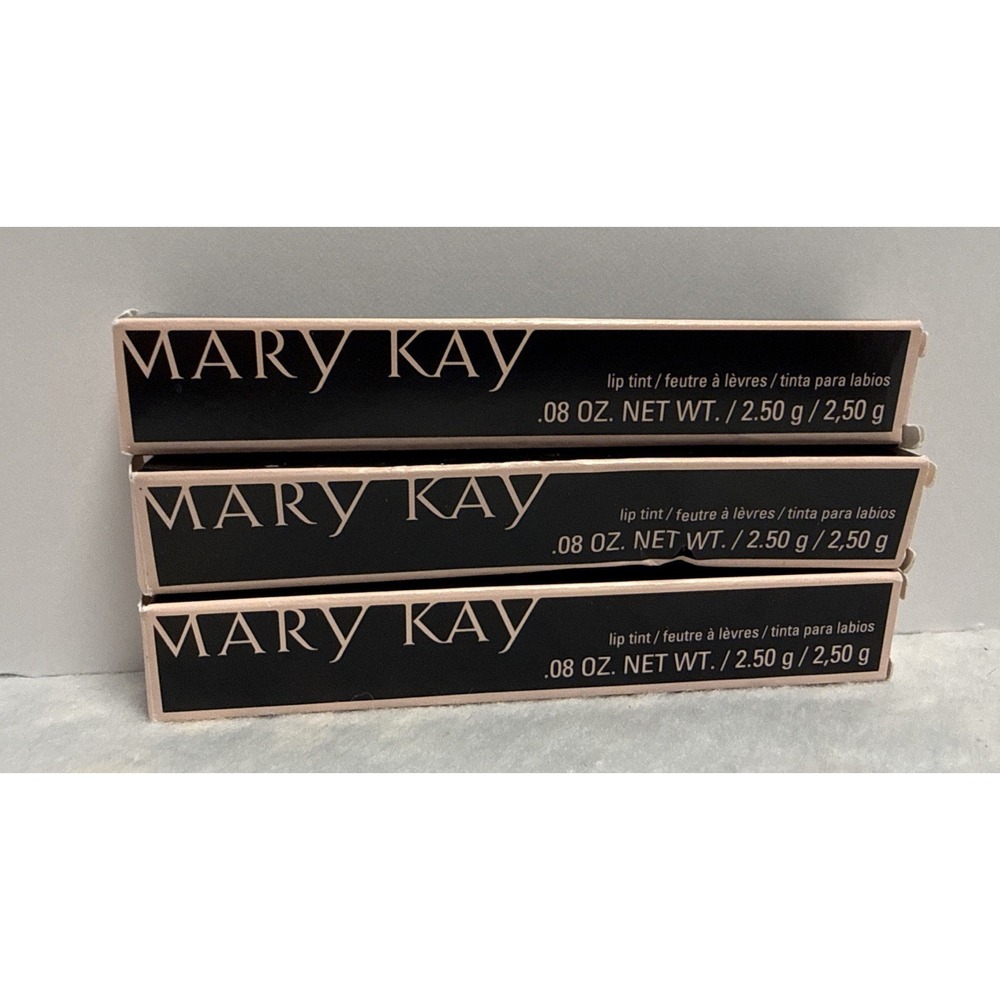 Lot of 3 Mary Kay Lip Tint Flora 138245 New Stain Limited Edition Discontinued